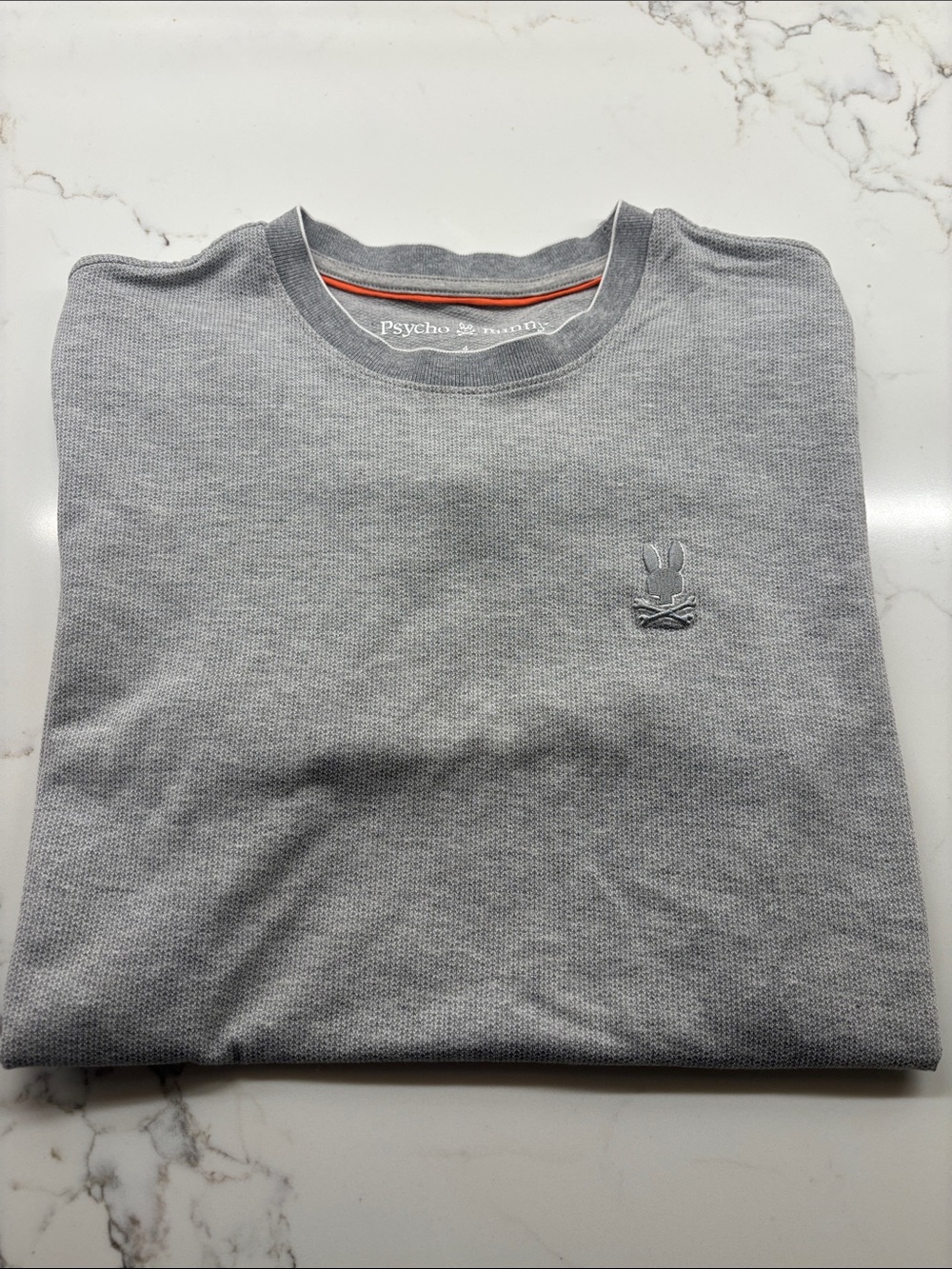 Psycho Bunny Light Grey Mens Crewneck